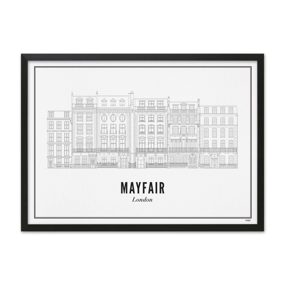 Poster von London - Mayfair | WIJCK.